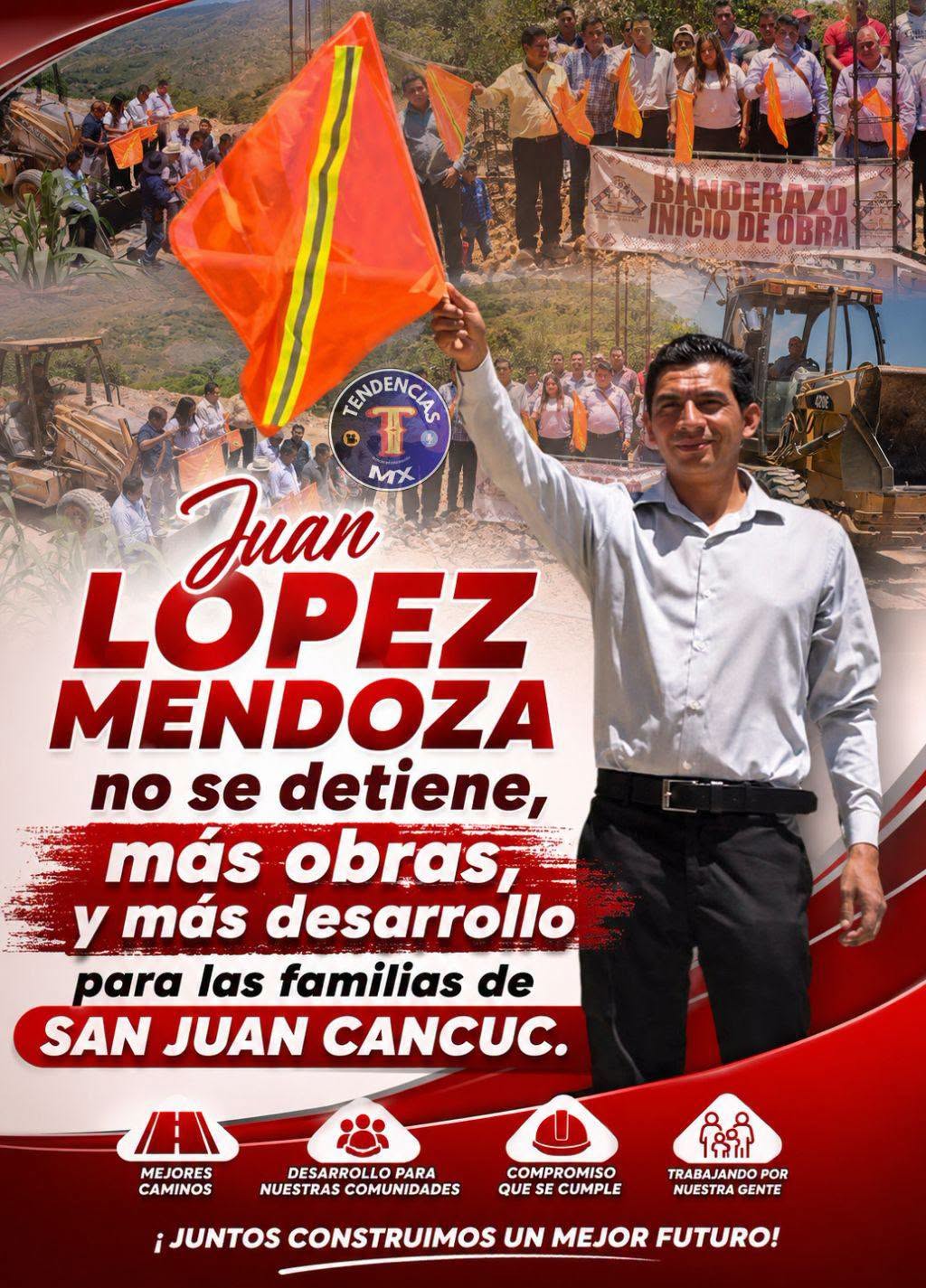 Más obras, más desarrollo y un mejor futuro para las familias de San Juan Cancuc.