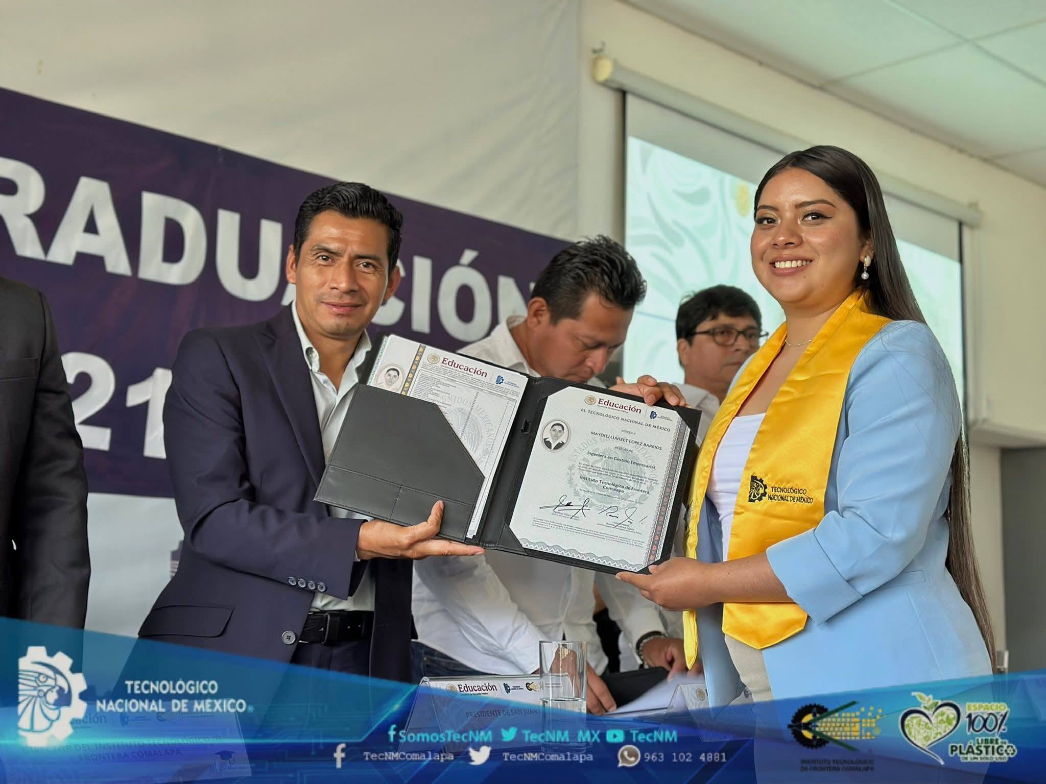 Visita del Instituto Tecnológico de Frontera Comalapa para continuar con los proyectos.